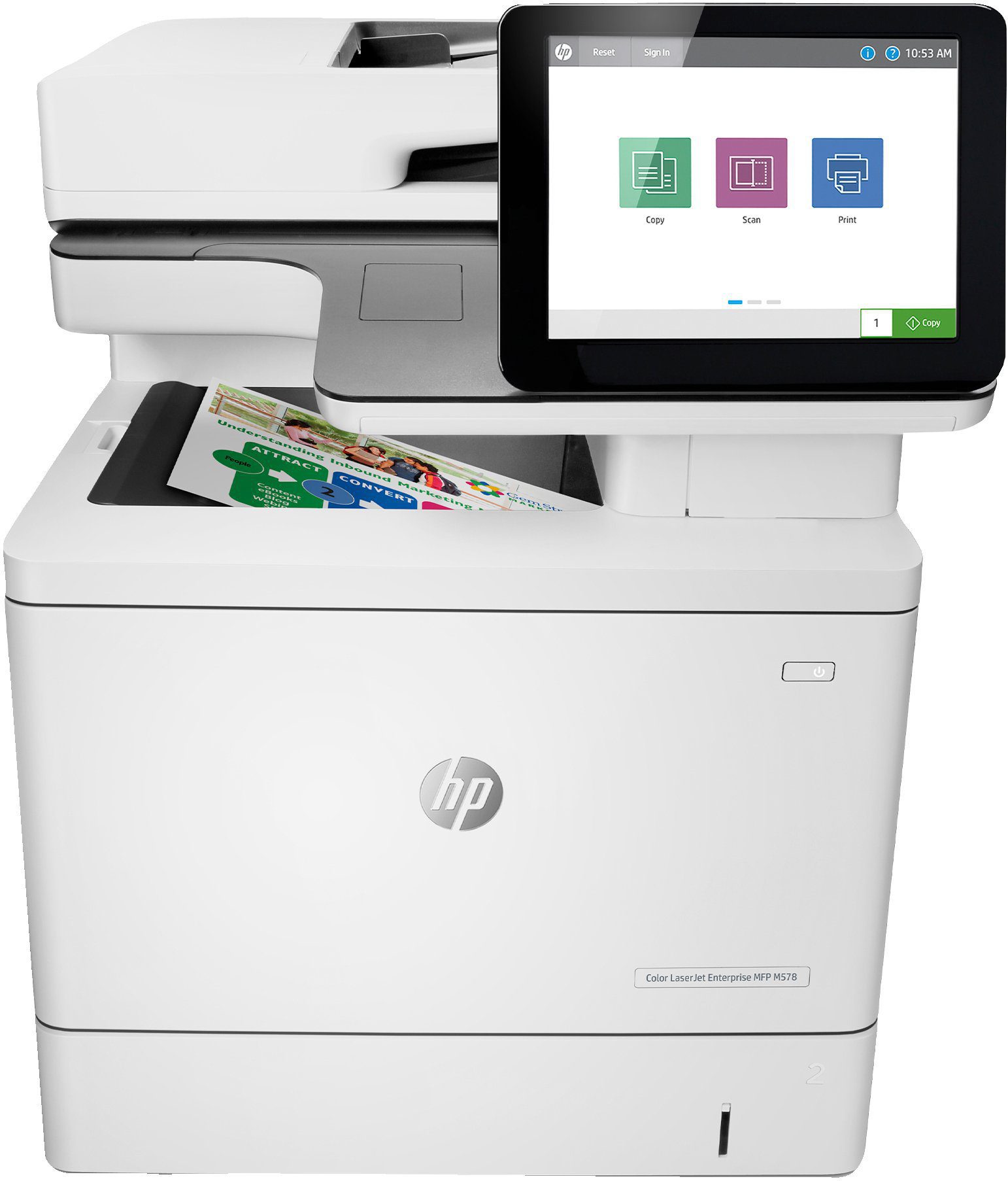 HP Color LaserJet Enterprise MFP M578dn Laser A4 1200 x 1200 DPI 38 ppm