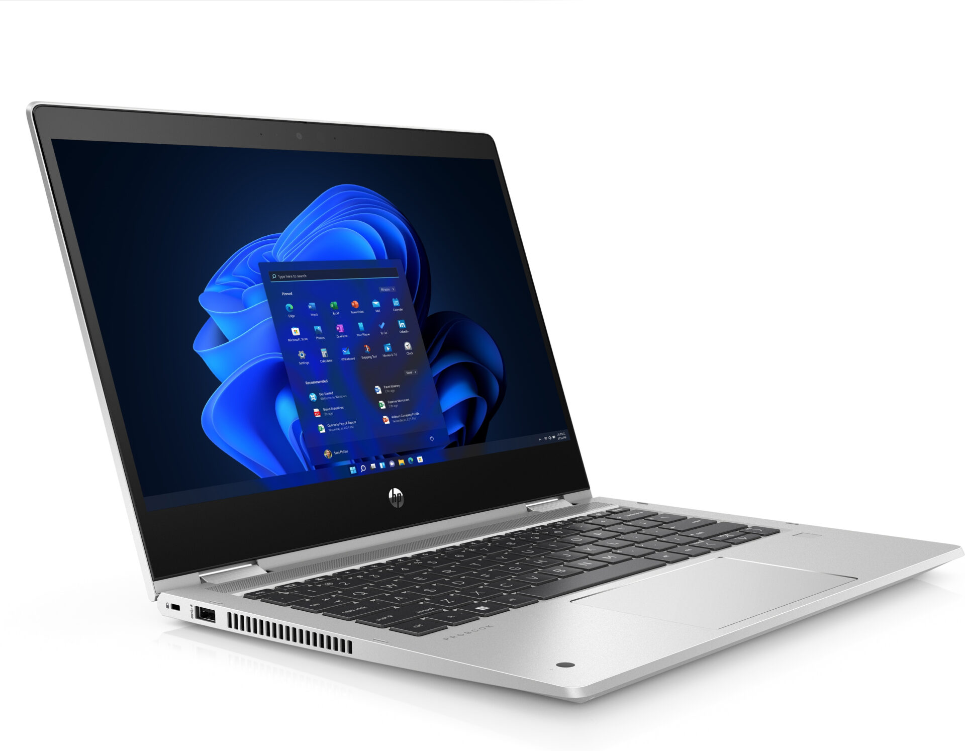 HP Pro x360 435 13.3 G9 AMD Ryzen™ 5 5625U Hybride (2-in-1) 33,8 cm (13.3") Touchscreen Full HD 8 GB DDR4-SDRAM 256 GB SSD Wi-Fi 6 (802.11ax) Windows 11 Pro Zilver - Afbeelding 3