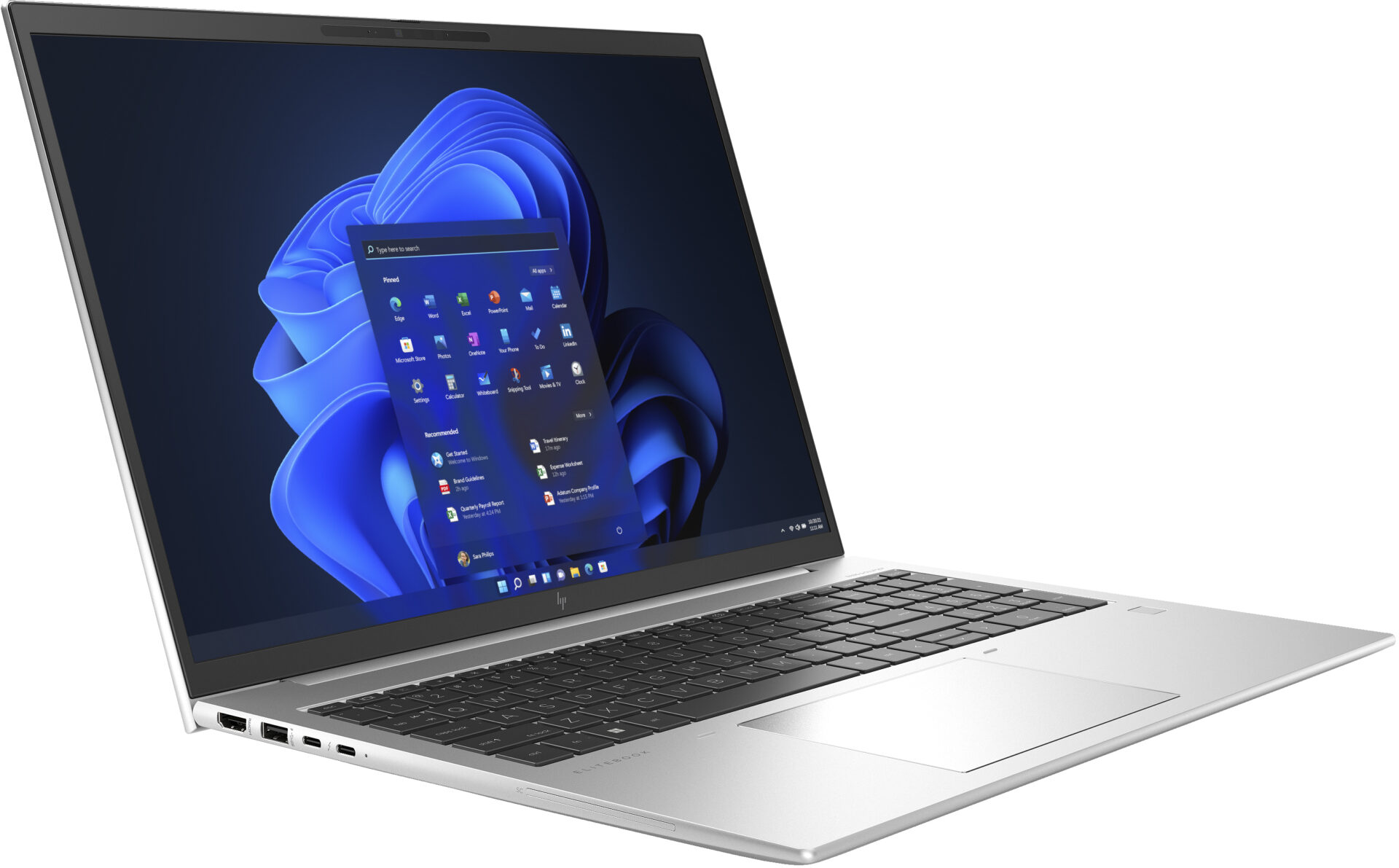HP EliteBook 860 G9 Intel® Core™ i5 i5-1235U Laptop 40,6 cm (16") WUXGA 16 GB DDR5-SDRAM 256 GB SSD Wi-Fi 6E (802.11ax) Windows 11 Pro Zilver - Afbeelding 3