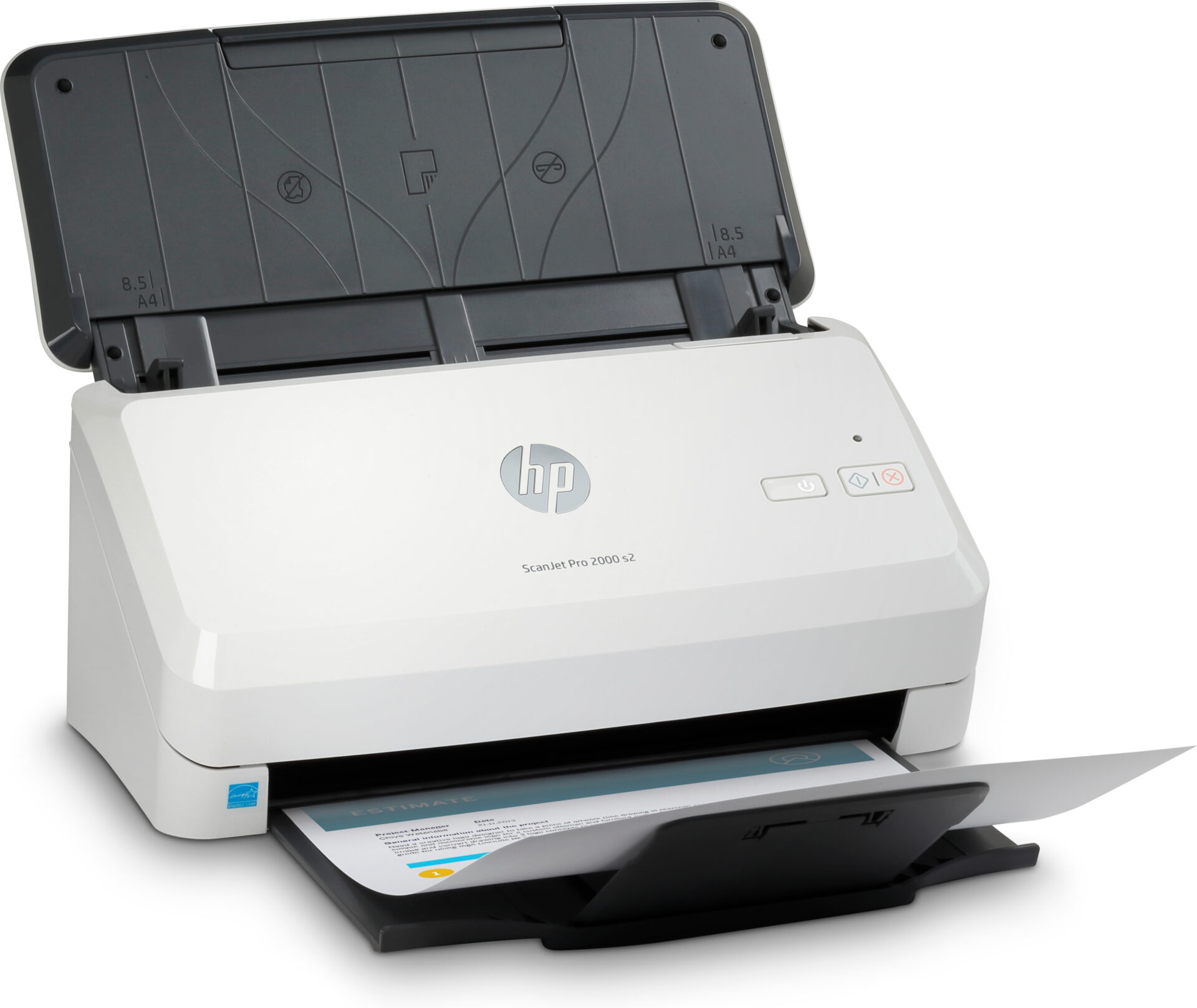 HP ScanJet Pro 2000 s2 Paginascanner 600 x 600 DPI A4 Zwart, Wit - Refurbished - Afbeelding 2