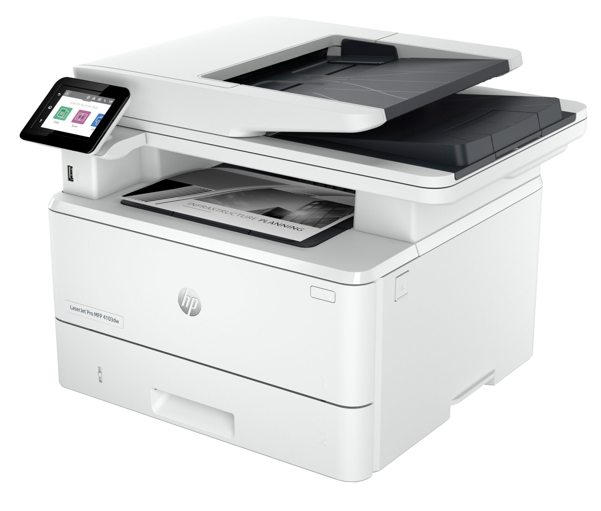 HP LaserJet Pro MFP 4103dw Laser A4 1200 x 1200 DPI 40 ppm - Afbeelding 3